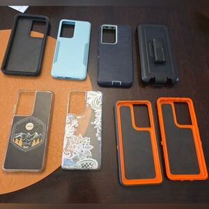 6 Assorted Phone Cases for Samsung Galaxy S21 Ultra Including An Otter Box